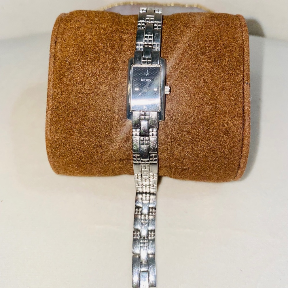 Bulova Stainless Steel Ladies Bracelet Watch